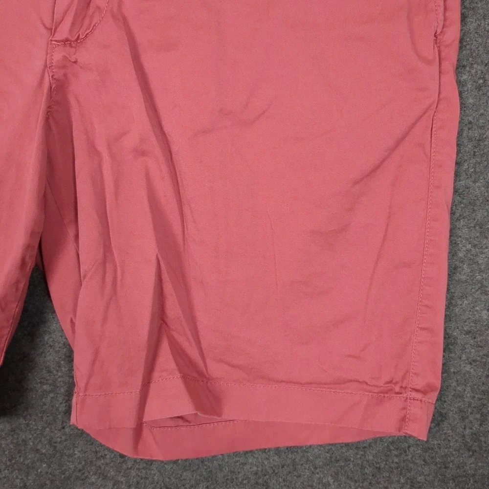 J.Crew Mens Stretch Chino Shorts 35 9 Salmon Pink Casual Summer Preppy 77388